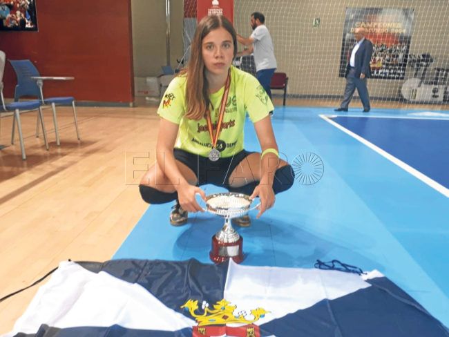 Sara Crespo, subcampeona de España juvenil con el Atlético Torcal