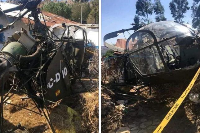 Un misterioso helicóptero que sobrevolaba Tánger se acaba estrellando