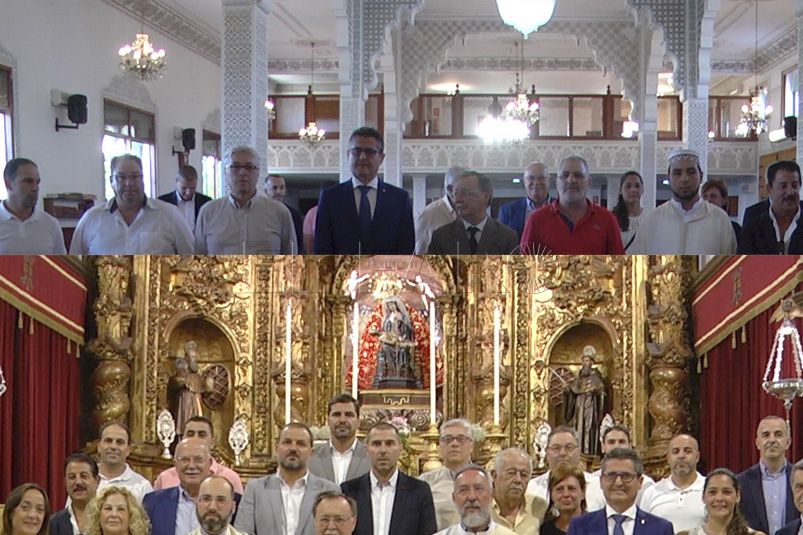 La FFCE celebra su tradicional ofrenda floral y rezo musulmán previos al inicio de la temporada