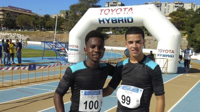 Soufian y Aboubakar, de ‘La Esperanza’ a la Carrera Urbana Ciudad de Algeciras
