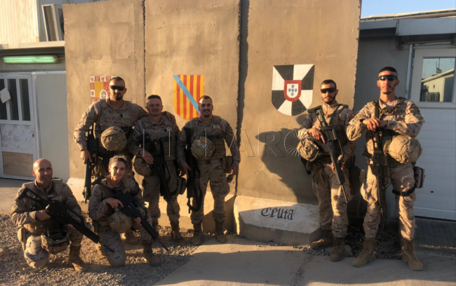 Ocho militares ceutíes tienen morriña de su tierra desde Irak