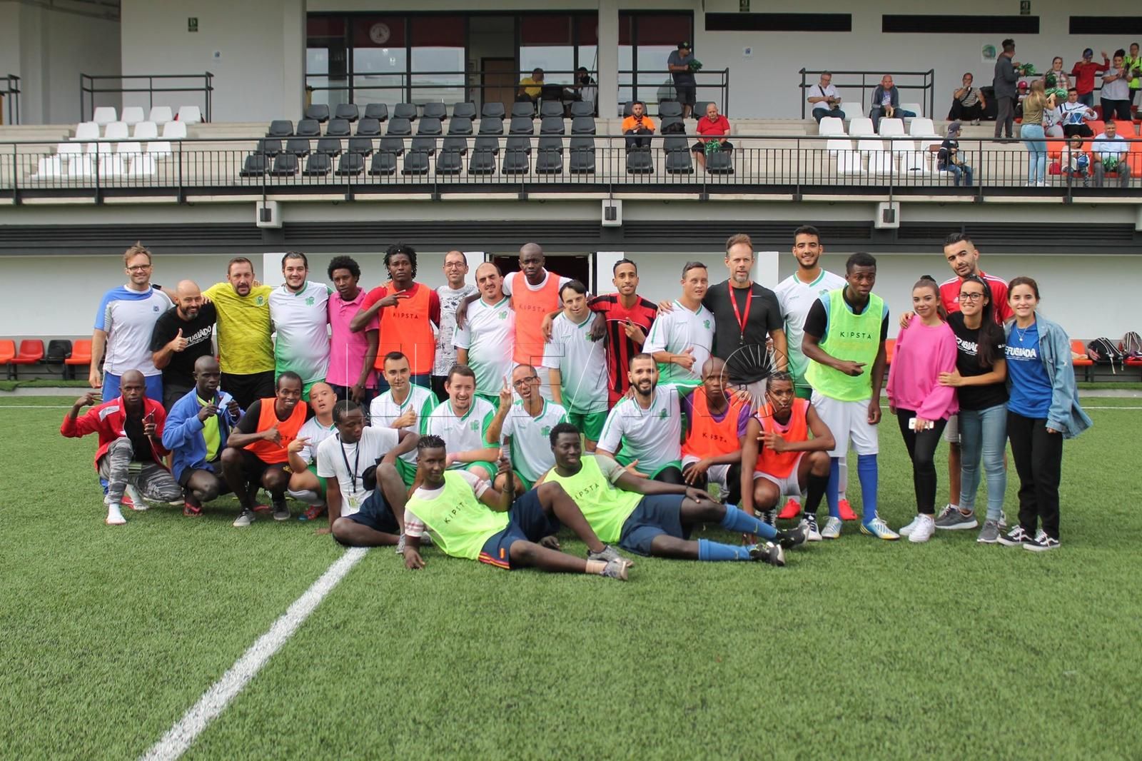 Plena Inclusión y el CETI, unidos por el fútbol