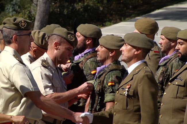 El RING-7 celebra su 217 aniversario en un acto en el cuartel del Jaral