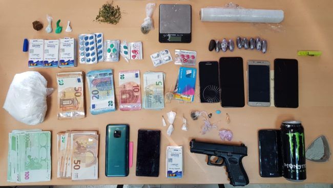 Operación de la Policía Nacional contra el tráfico de cocaína