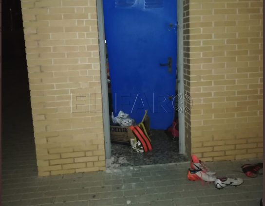 Así quedaron las instalaciones de El Palmar tras el robo
