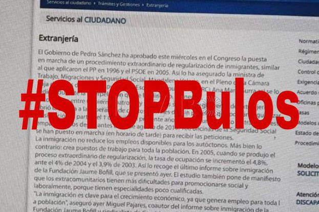Interior, contra el bulo del nuevo procedimiento de regularización de inmigrantes