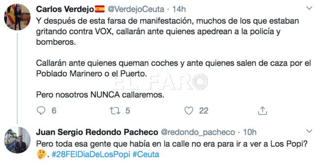 Replica de Los Popi a Juan Sergio Redondo, diputado de Vox