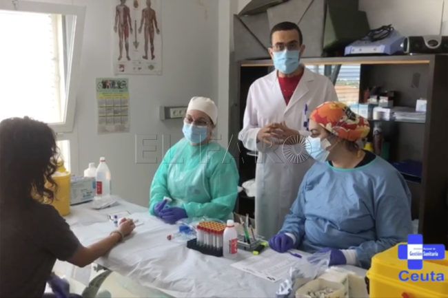 Las pruebas del estudio del coronavirus en Ceuta, paso a paso