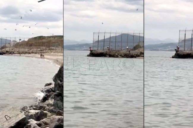 Así escapan los marroquíes a su país: fingen ser bañistas y luego huyen