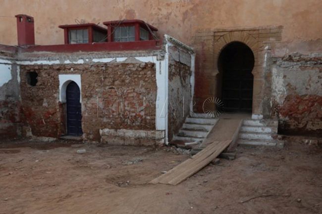 El mítico Café Moro de la Casba de Rabat, reducido a polvo y escombros
