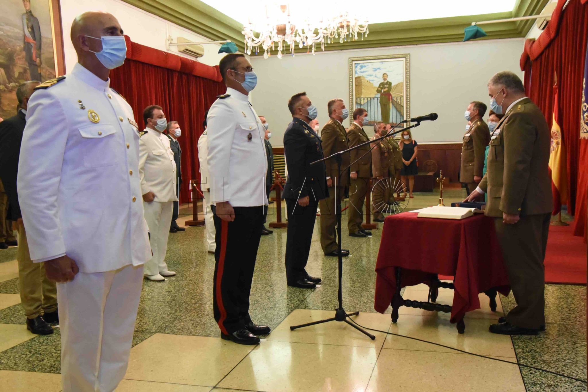 Federico José Navarro Quílez toma posesión como delegado de Defensa en Ceuta
