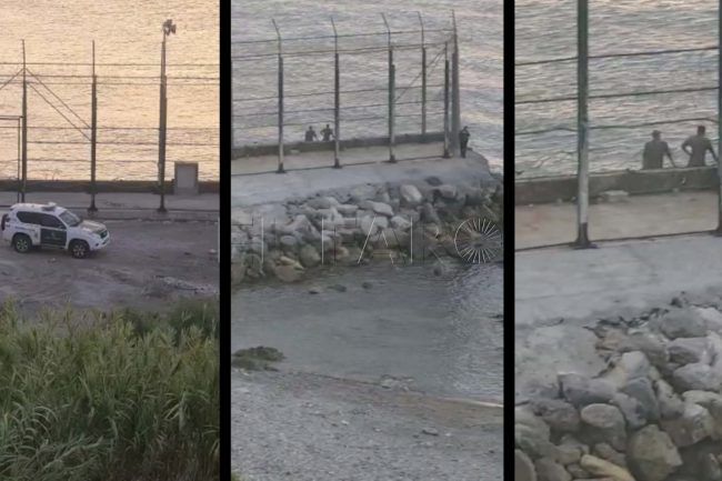 Tres nadadores escapan de Ceuta a Marruecos en vísperas de la Pascua del Cordero