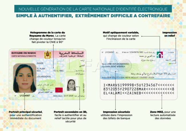 Así es el nuevo DNI de Marruecos: electrónico y de mayor seguridad