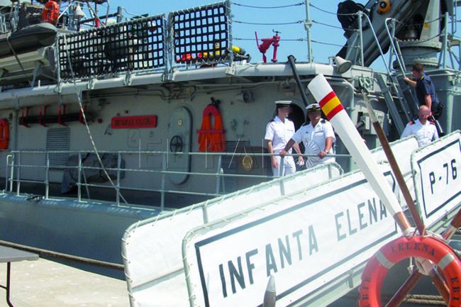 El ‘Infanta Elena’ patrullará en el Estrecho dentro de la operación Indalo