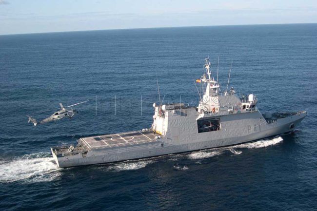 El Faro - Un buque militar reforzará la vigilancia en el Estrecho y será disuasorio ante actividades ilícitas
