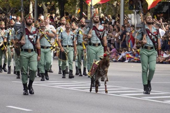 Horario, recorrido y dónde ver el desfile del 12 de octubre con La Legión