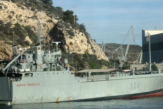 El buque Martín Posadillo causa baja definitiva en la Armada