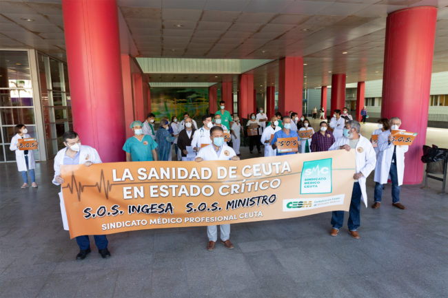 «La Sanidad de Ceuta arde», la alerta del Sindicato Médico  