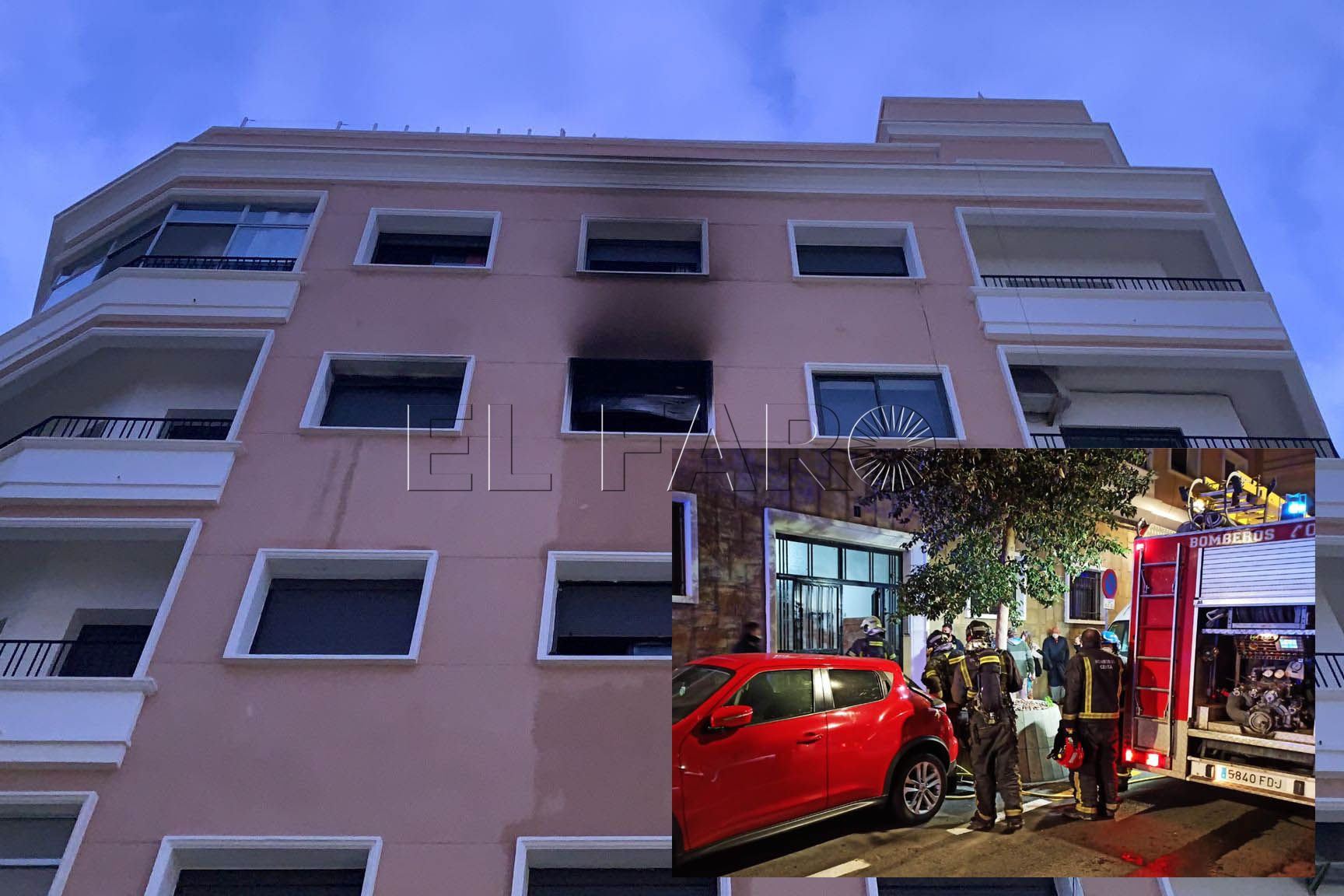 Tragedia en Ceuta: muere un matrimonio en el incendio de su vivienda