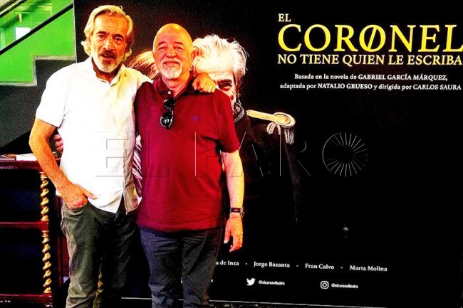 Bienvenida a Imanol Arias a Ceuta, tras 43 años, en el Día Mundial del Teatro