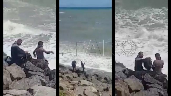 El Faro - Así se preparan los jóvenes de Marruecos para arrojarse al mar y llegar a Ceuta
