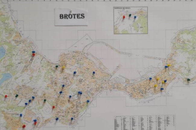 Se elevan a 84 los brotes activos en Ceuta, la mayoría de ellos familiares