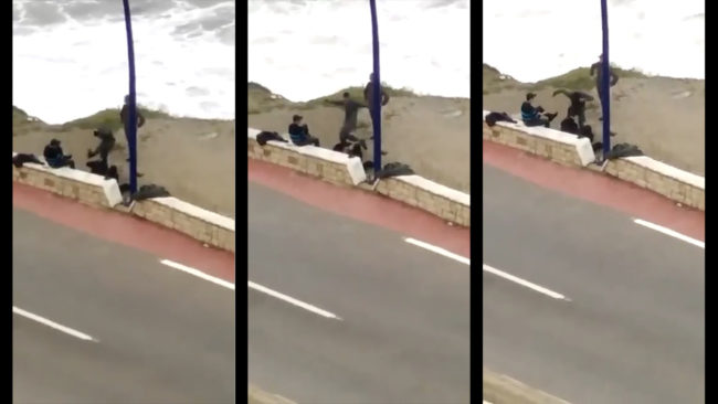 Abren diligencias contra el agente que golpeaba a un joven en Castillejos