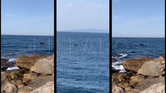 Así sale un grupo de inmigrantes dirección a Ceuta