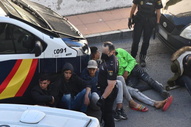 La Policía localiza a varios inmigrantes en la zona de la Bolera y Hacho