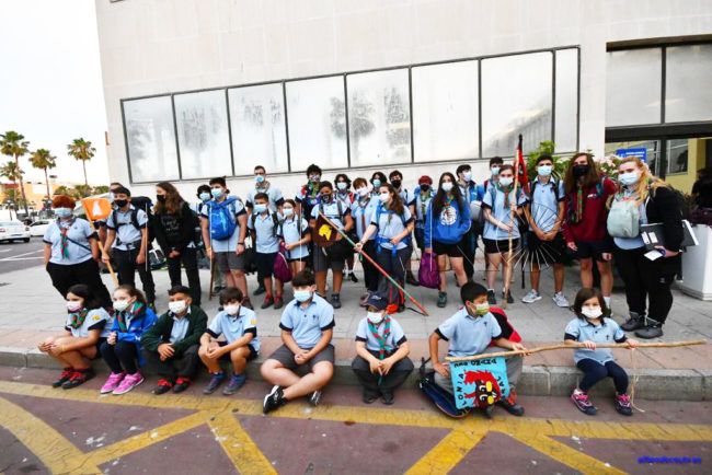 Los scouts de Ceuta se marchan de campamento a Cádiz