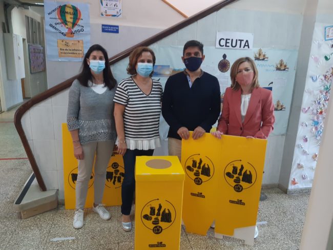 El reciclaje en centros educativos, ahora más accesible con 165 nuevos contenedores
