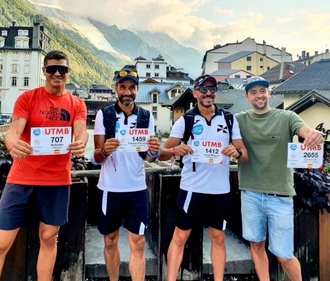 Cuatro corredores ceutíes logran acabar la Ultra Trail del Mont Blanc