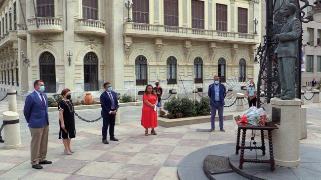 Ceuta no olvida a Sánchez Prado en el 85 aniversario de su fusilamiento