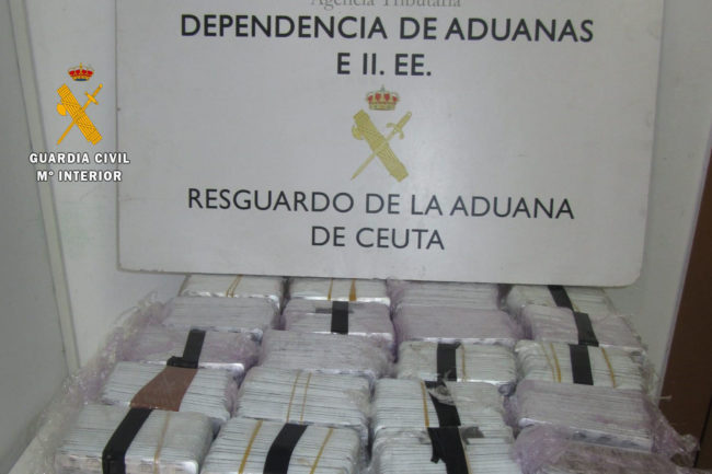 La Guardia Civil detiene a un ceutí con casi 70.000 pastillas de Rivotril