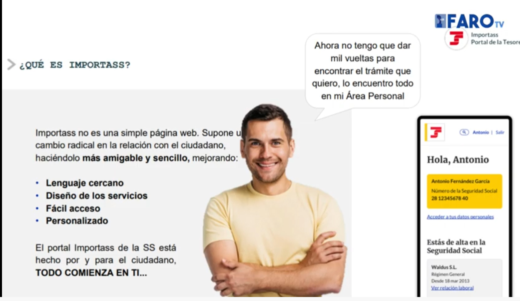 Estas son las nuevas funcionalidades de ‘Import@s’, el nuevo portal de la Seguridad Social