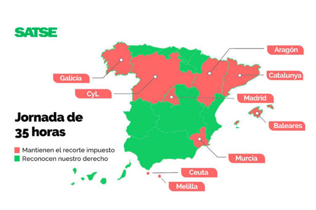 Enfermeras y fisioterapeutas siguen sin tener la jornada laboral de 35 horas en Ceuta y Melilla