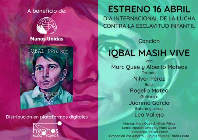 Dos músicos ceutíes participan en la creación de la canción ‘Iqbal Masih vive’