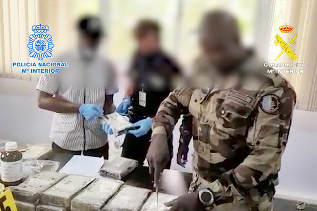 Intervenida una embarcación que partió de Ceuta con 270 kilos de clorhidrato de cocaína