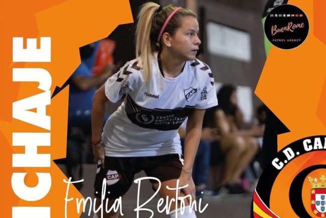Emilia Bertoni se convierte en nuevo fichaje del CD Camoens