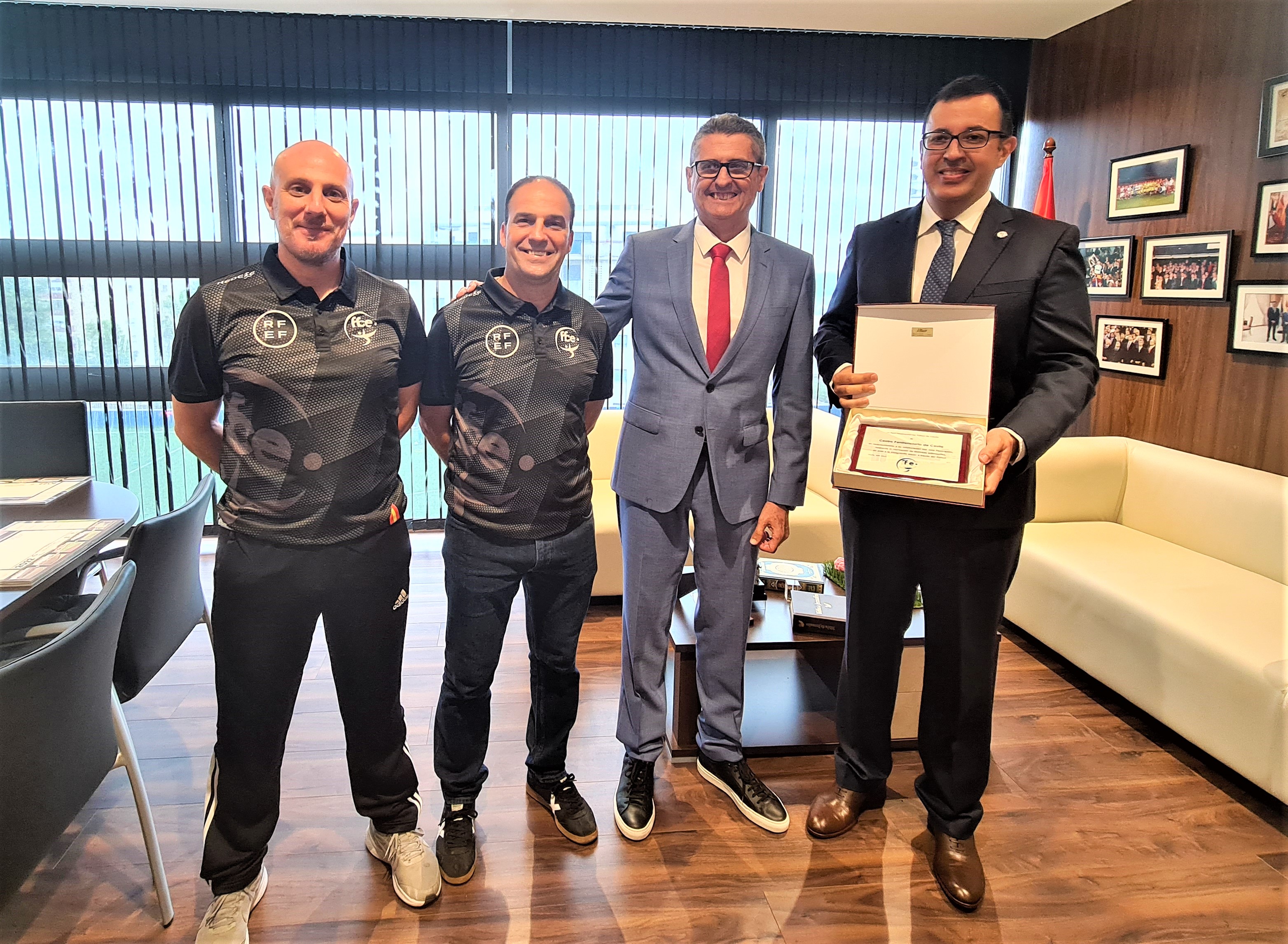 La RFFCE reconoce la labor de la prisión con la reinserción a través del fútbol