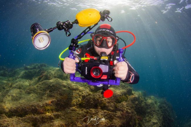 Paco Galán, 13 años y una pasión por fotografiar los fondos marinos