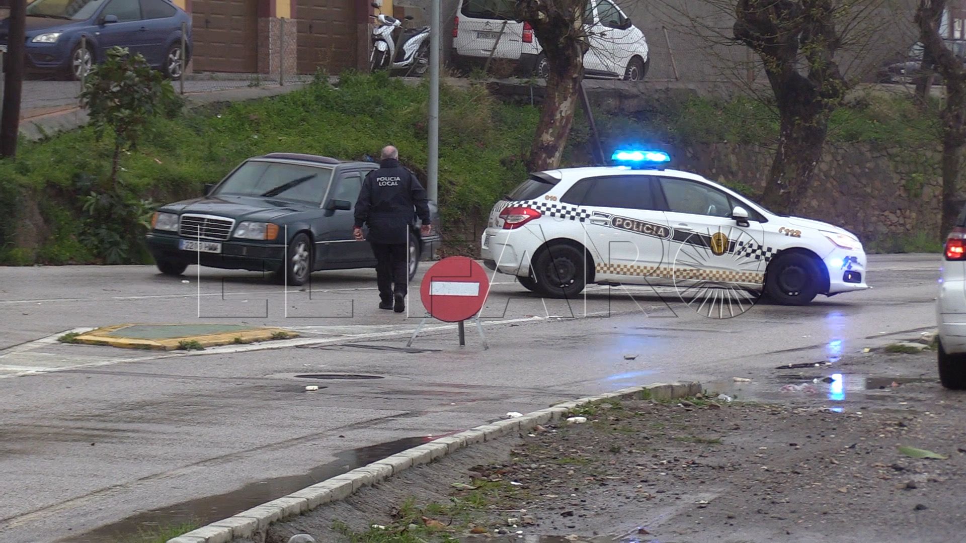 carretera rota