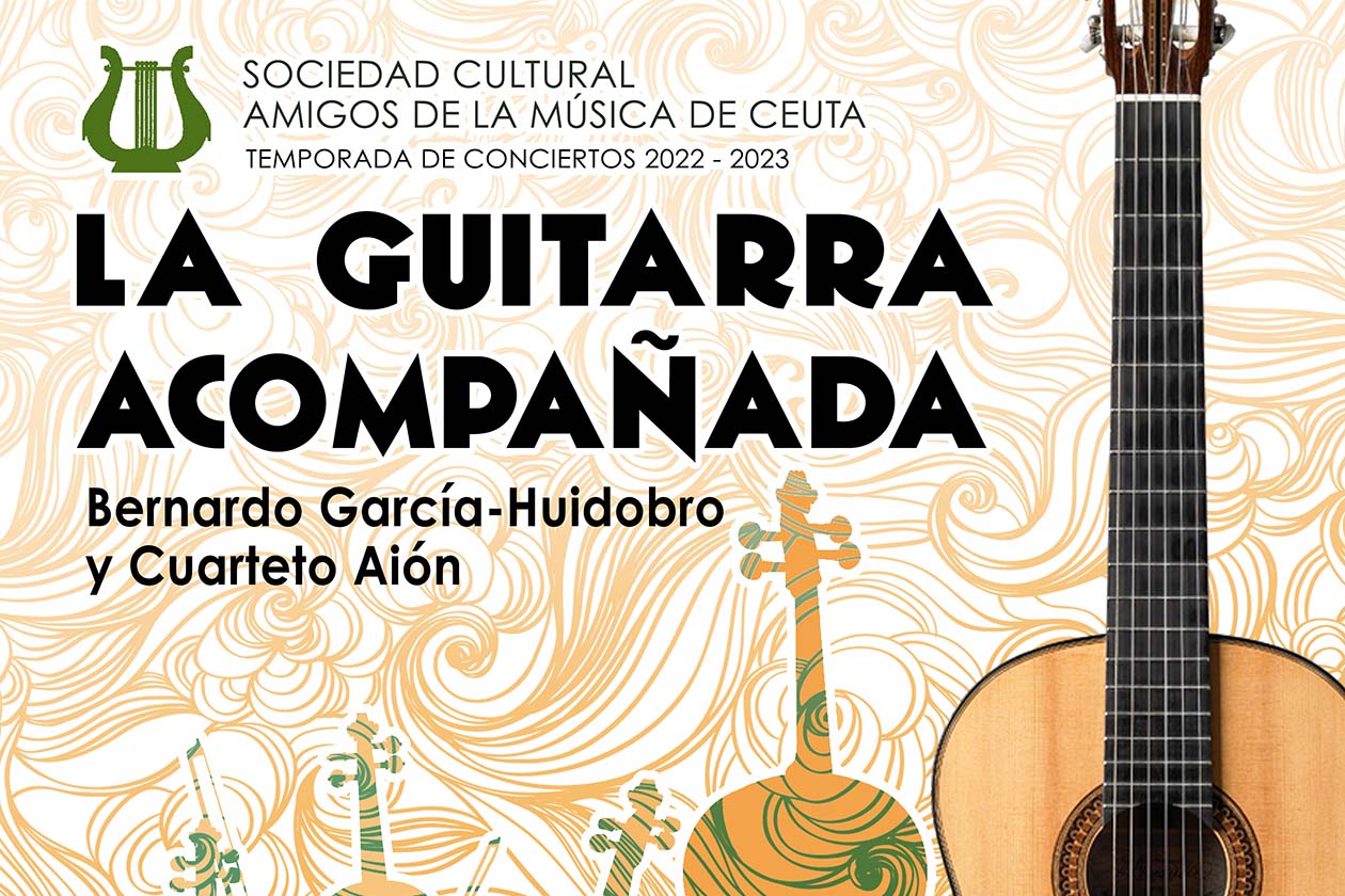 Los amantes de la guitarra podrán disfrutar con el sublime Bernardo García Huidobro