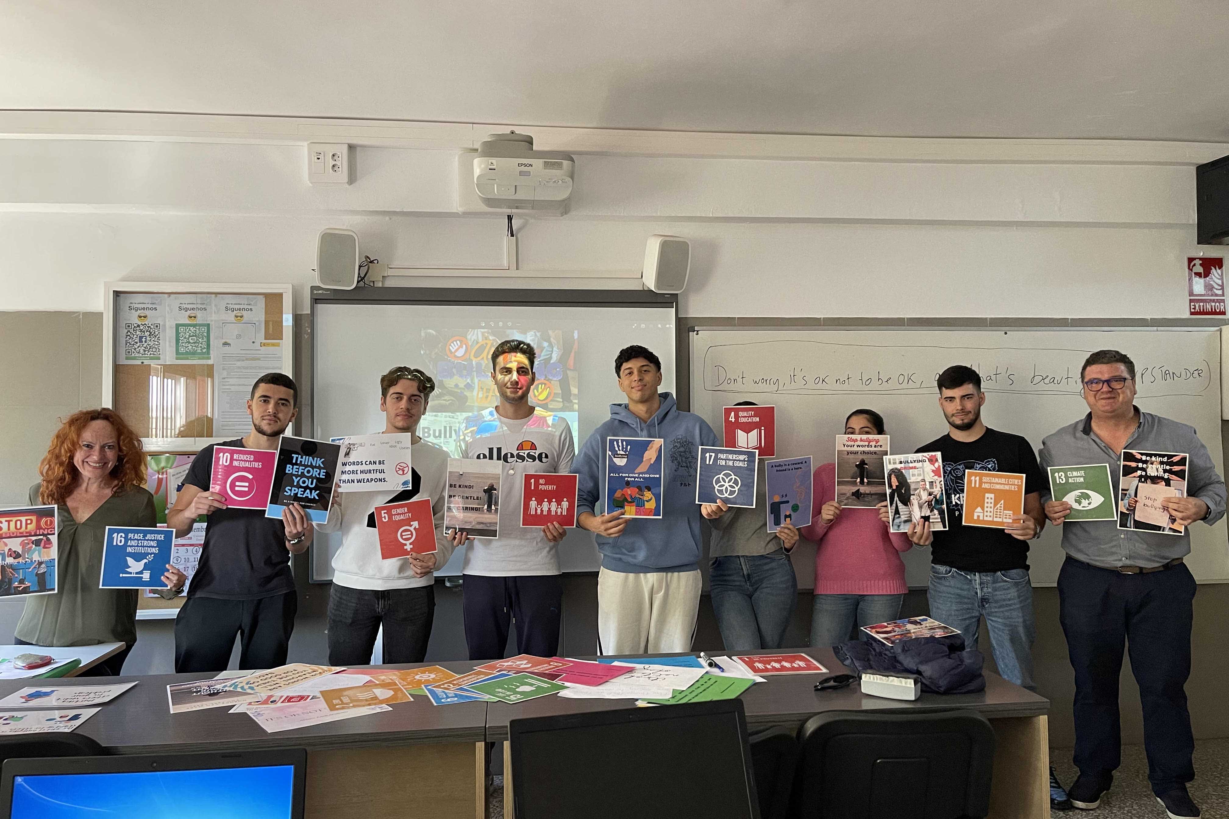 Alumnos de Ceuta, en una iniciativa anti-bullying de la Fundación ‘Diana Award’ en memoria de Lady Di