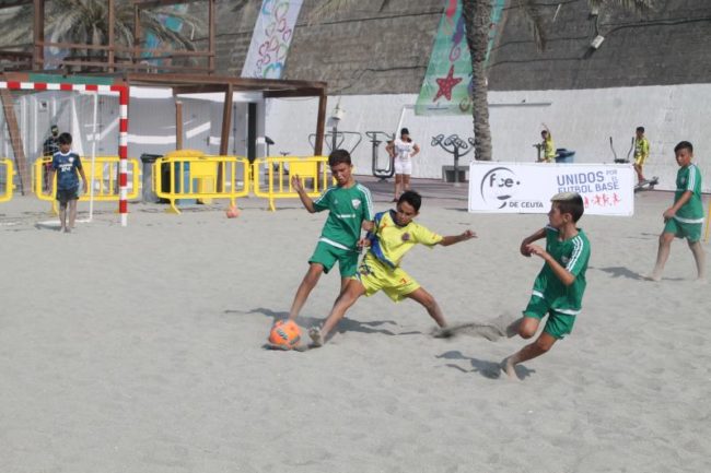 Ceuta participará por primera vez en el Nacional Infantil Masculino de Fútbol Playa