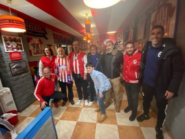 Alfredo Santaelena, «un héroe» en la peña atlética 17/05