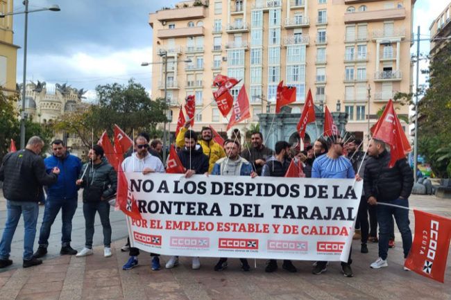 Los vigilantes de seguridad de la frontera siguen reclamando su reincorporación