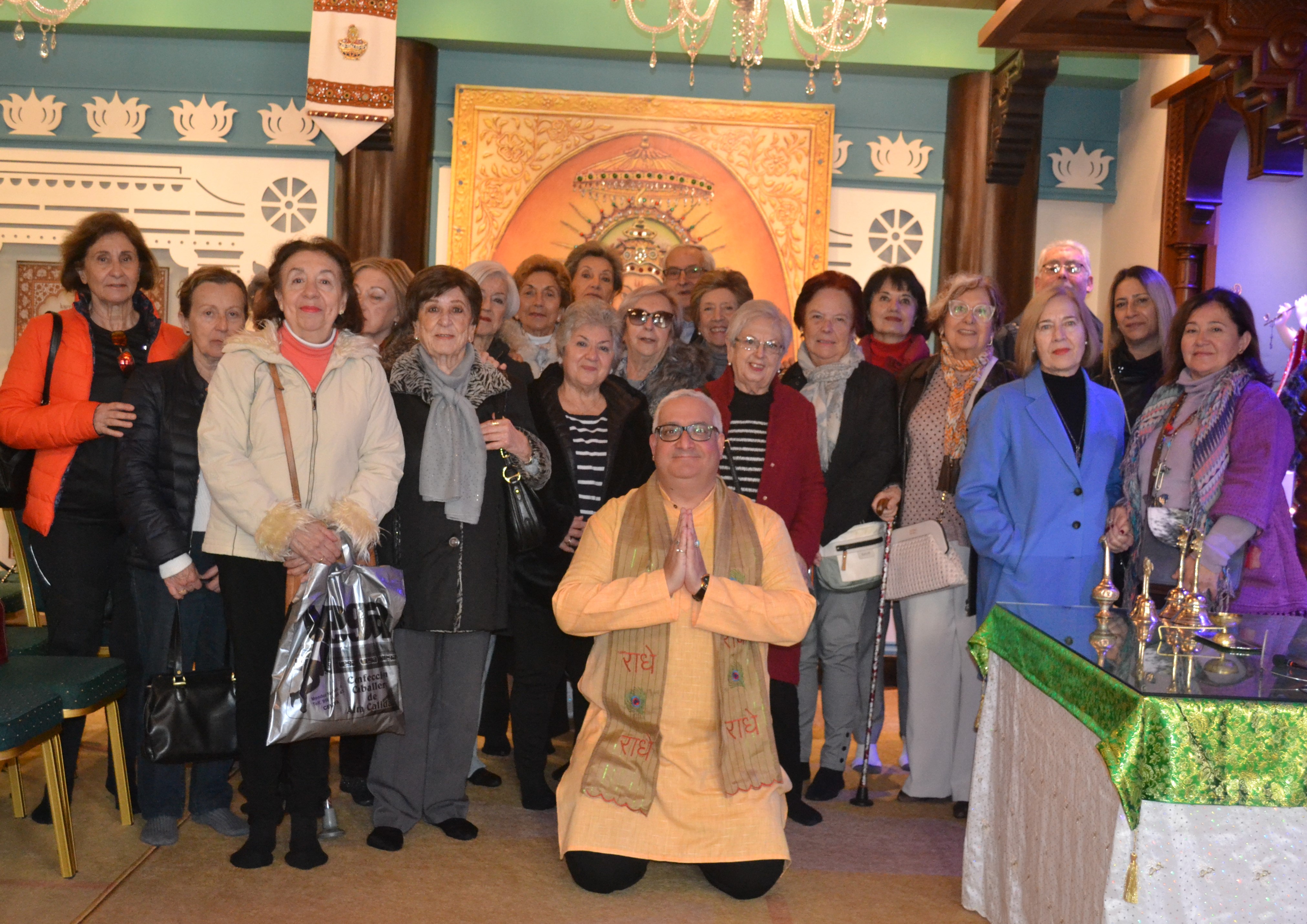 El Aula Permanente de Formación Abierta, en el templo hindú