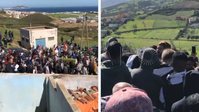 Castillejos despide al adolescente Mohamed, muerto al intentar cruzar a Ceuta
