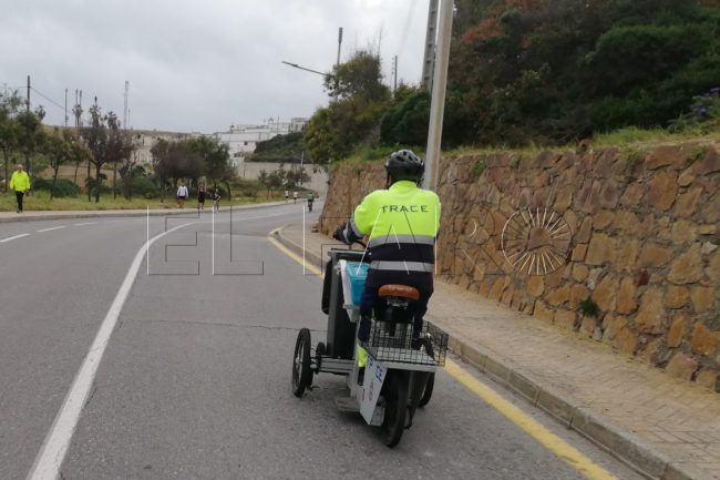 Un trabajador de Trace, herido tras caer de su bici eléctrica en el Príncipe